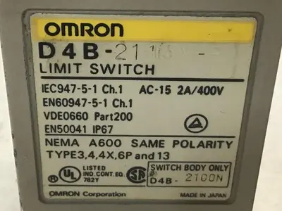 USED OMRON D4B-2115N-R