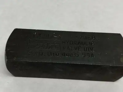 Used Parker Colorflow In-line Check Valve, Hydraulic 5000psi Pump & Valve Parts Michigan US | Maverick Industrial Sales #1402135