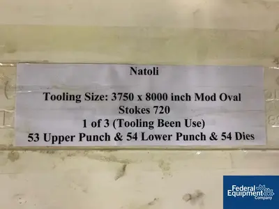 USED Stokes Stokes 720 Tablet Press Tooling