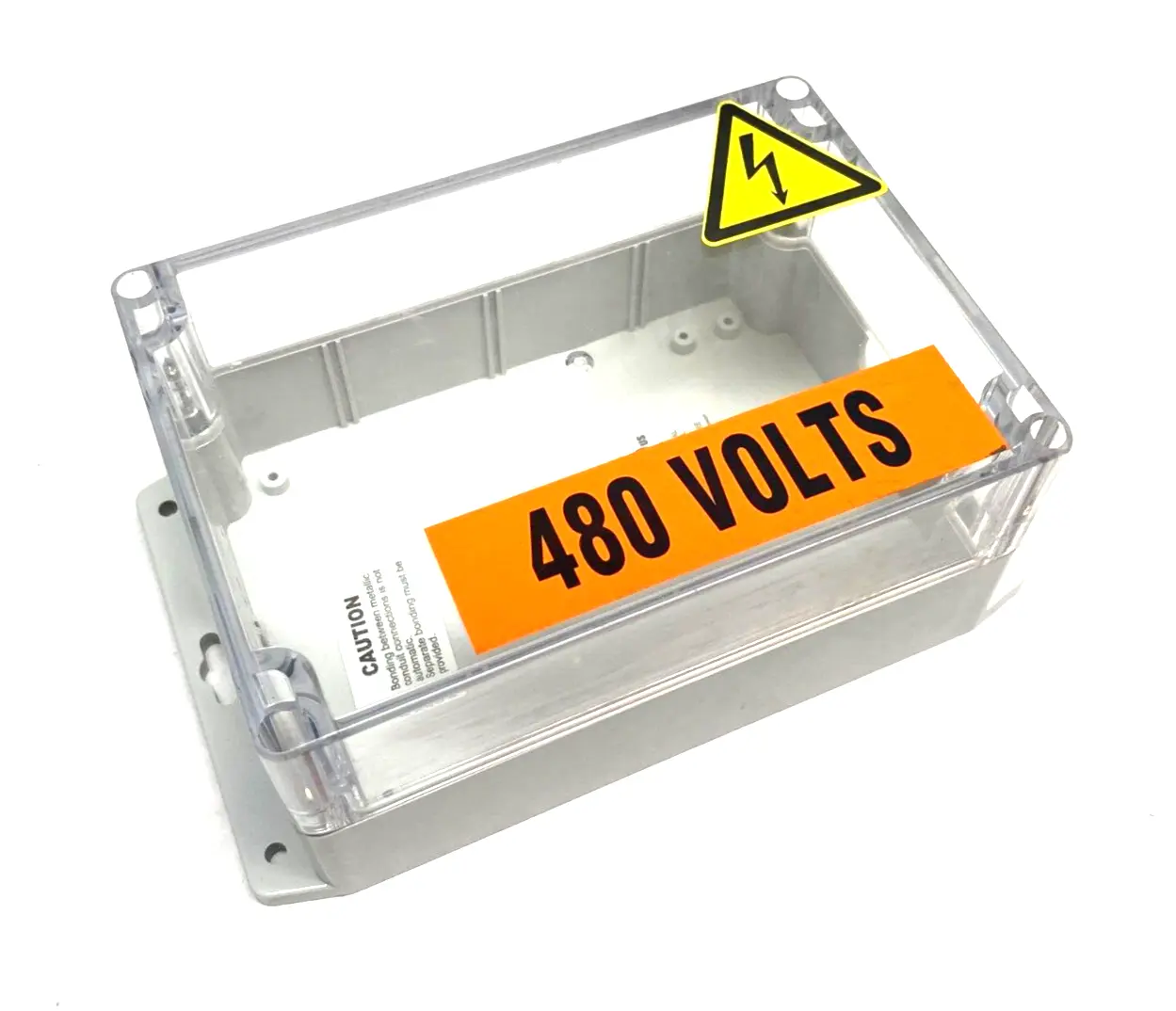 USED BUD INDUSTRIES TYPE 4X, 12, 13 CONTROL PANEL ENCLOSURE 171X121X40MM SCREW COVER