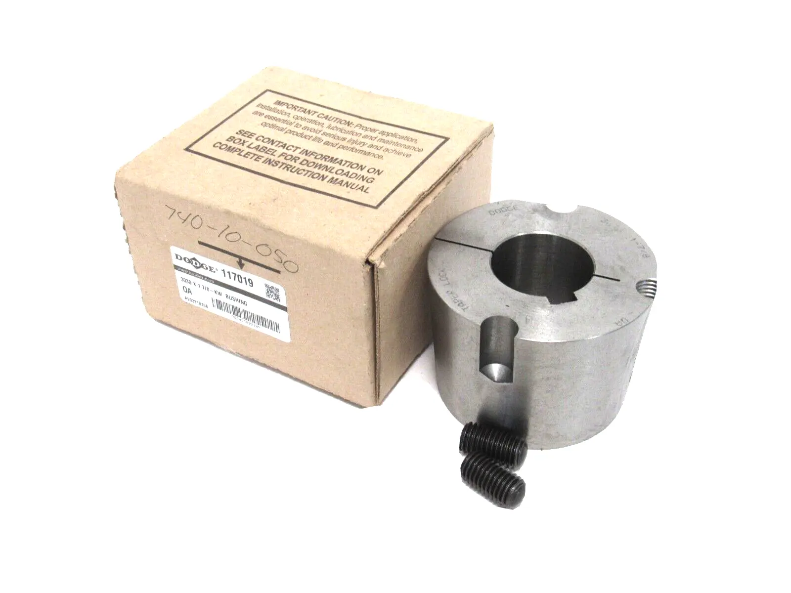 NEW DODGE 117019 TAPER LOCK BUSHING 3030 X 1 7/8-KW