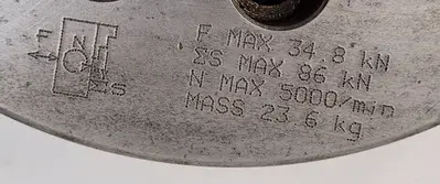 USED KITAGAWA B-208 3 JAW CHUCK
