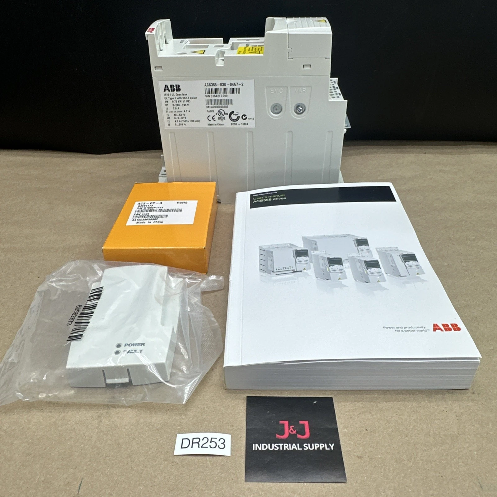 NEW ABB ACS355-03U-04A7-2