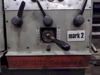 15" X 50" CLAUSING MODEL #15 COLCHESTER ENGINE LATHE: YOBRO #23986
