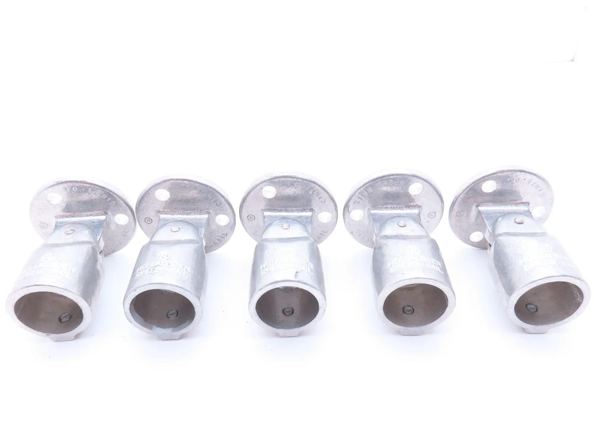 Hollaender 41-7 1-1/4 Speed-Rail Adjustable Flange Wall Mt 1-1/4" Pipe Lot of 5