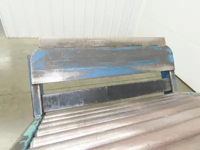 Hutco 36"x 60" Gravity Roller Conveyor Tipper Load Unloader 45° Tilt 2.5"Rollers
