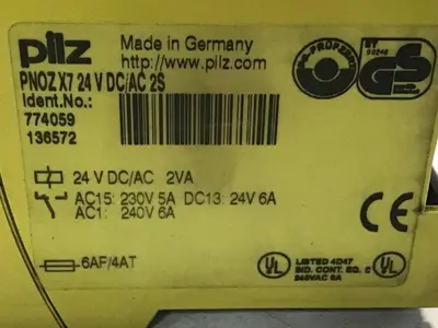 USED PILZ PNOZX724VDC