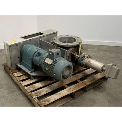 Used 10" Stainless Steel Flo-Tronics Rotary Airlock Feeder Valve