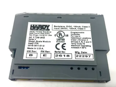 USED HARDY PROCESS SOLUTIONS SERIES A POINT I/O WEIGH SCALE MODULE