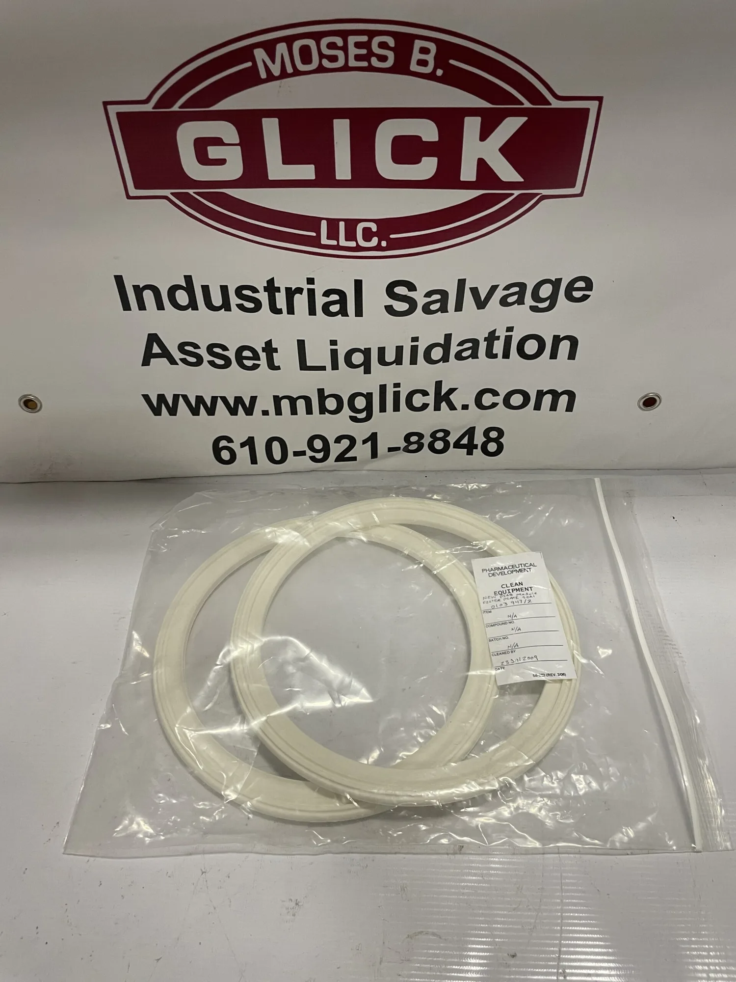 PIAB 0103947/2 Fluid Seal / Gasket for Vacuum Pump -lot of 2
