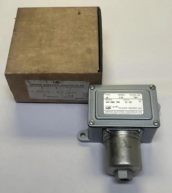 New | in-Stock UNITED ELECTRIC CONTROLS J6 Miscellaneous Equipment (Electrical & Power) | Surplus Asset Holdings #1198413