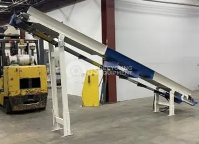 Used VECOPLAN 16 INCH X 16 FOOT INCLINE CONVEYOR Conveyors Illinois US | US Recycling Equipment #1341670