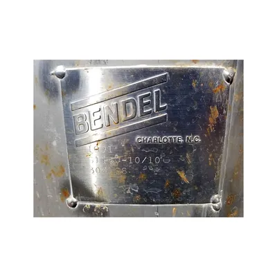 Used Bendel 2,000 Liter (550 Gallon) Stainless Steel Vertical Mix Tank
