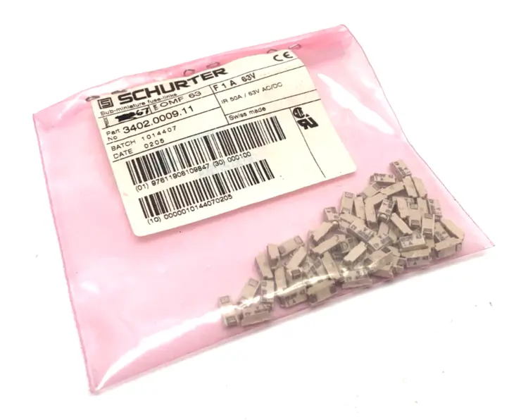 New | in-Stock Schurter Surface Mount Fuse Link Fuses Michigan US | Maverick Industrial Sales #1464061