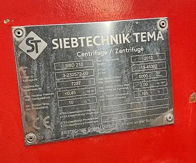 USED SIEBTECHNIK SHORT BOWL DECANTER