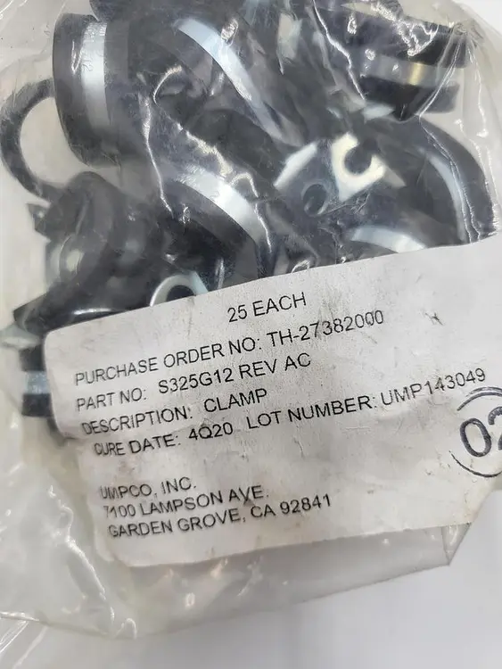 Used UMPCO UMPCO S325G12 3/4" PLATED STEEL CABLE CLAMP, 1/2" WIDE*NEW SEALED BAG* Valves/Fittings | ND Industrial Surplus #1211438