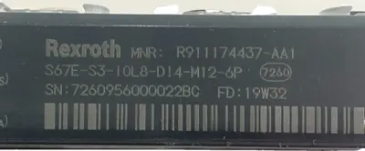 NEW REXROTH R911174437 AA1 I/O LINK S67E-S3-IOL8-DI4-M12-6P