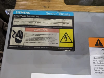 Siemens 100 Amp Bus Plugs SLID3630G