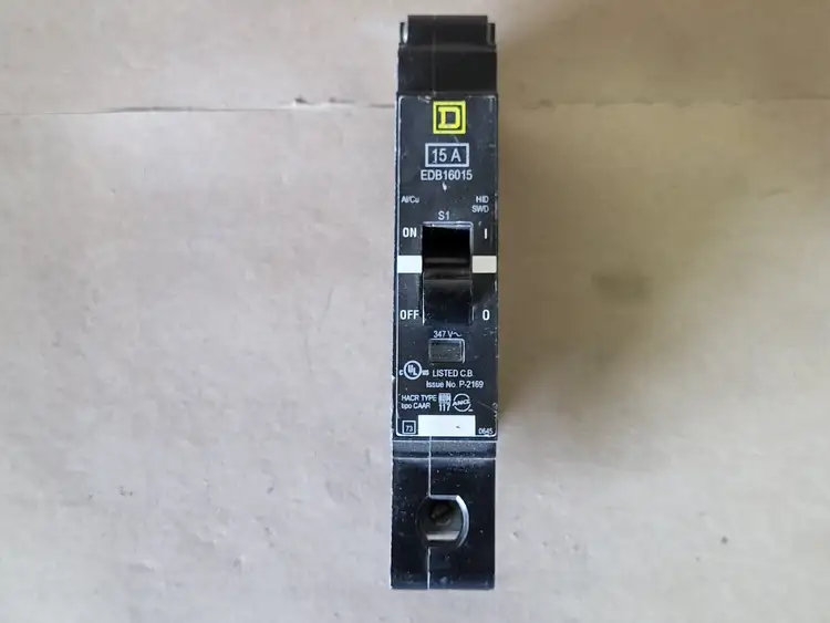 Used SQUARE D EDB16015 Switchgears British Columbia CA | Lenmark #239034