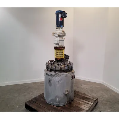 Used De Dietrich 30 Gallon Jacketed Glass-Lined Mixer Reactor