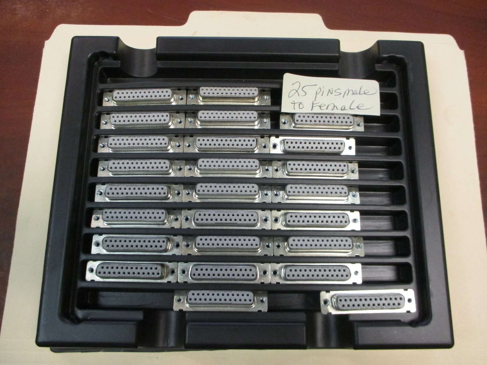 Connectors (unused) 8325/2110NV & 8325/2140NV 25 Pin M to F (qty 25)