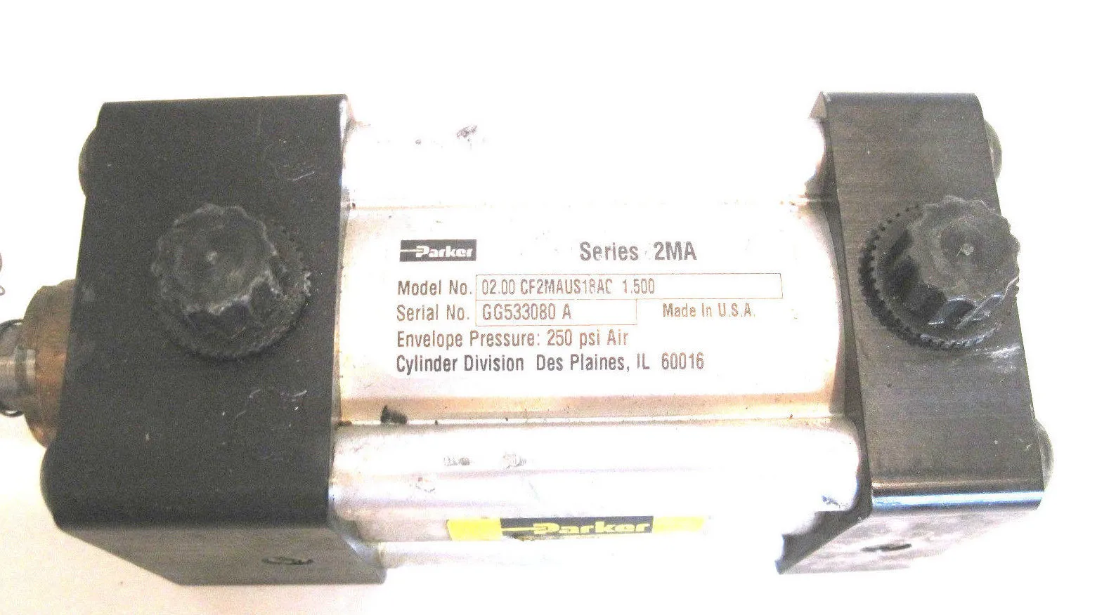 USED PARKER 02.00-CF2MAUS18AC-1.500 CYLINDER 0200CF2MAUS18AC1500USED