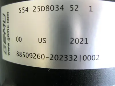 NEW GEMU 554 25D8034521