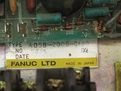 Fanuc A05B-2006-C120 02 Power Supply Control PCB Module With Transformer