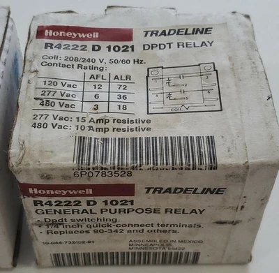NEW Honeywell R4222 D 1021