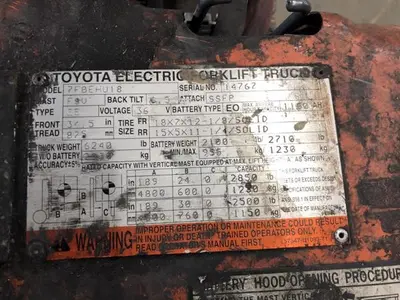 USED 2005 TOYOTA 7FBHEU18