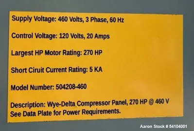 Used Sauer WP6208 BasSeal Helium Compressor | 1000 m³/h | 53.8 Barg | 270 HP | 2023