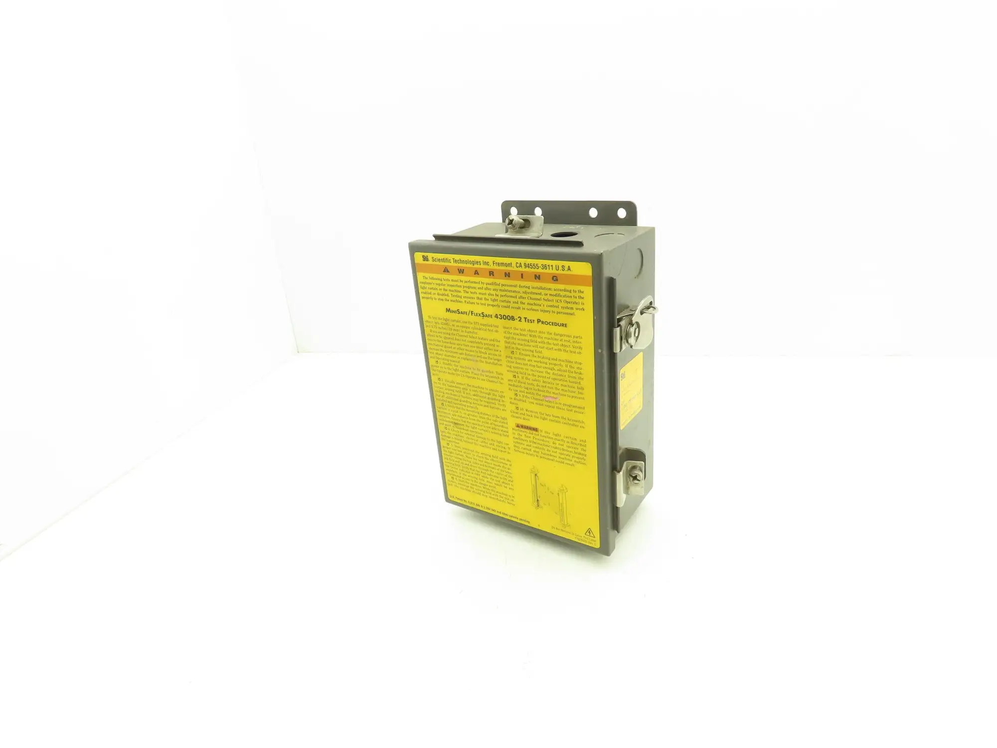 STI 43268-0200 Mini Safe Flexsafe MS4300B-2 Light Curtain Control Box MS4320B-2