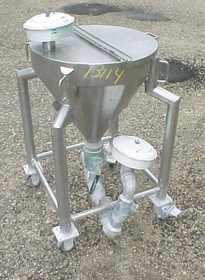 USED ADVANCED BULK AND CONVEYOR BULK SOLID HOPPER
