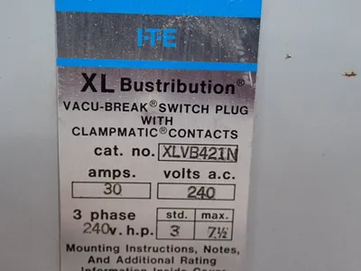 Used GOULD XLVB421N Relays & Switches Ohio US | HGR 24 #1132253