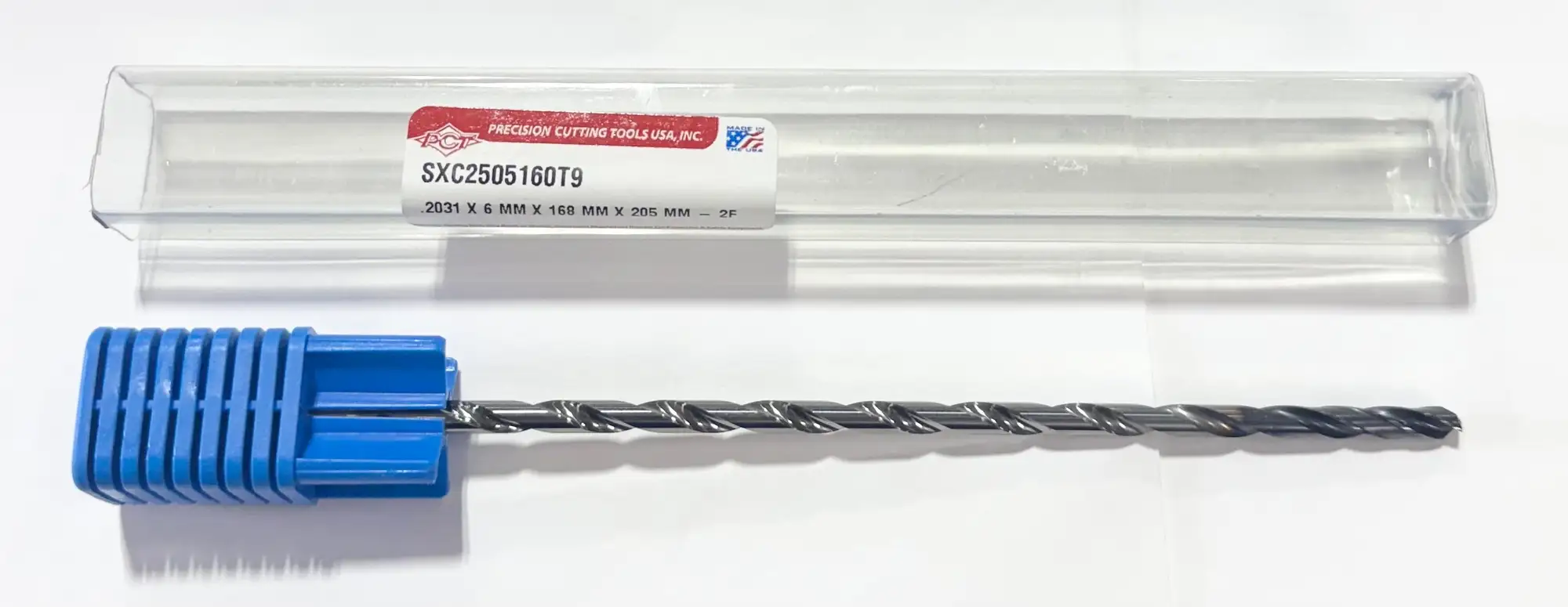 PCT .2031 Solid Carbide Drill 25xD Double Margin Coolant Thru 2FL TiAICN