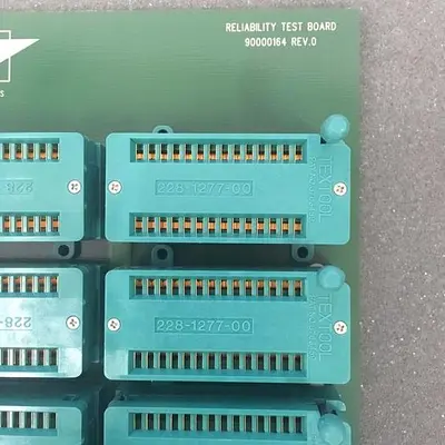 TEXTOOL 228-1277-00 with GORE RELIABILITY TEST BOARD 90000164 REV.0