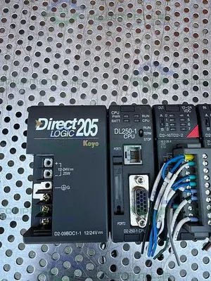 USED AUTOMATION DIRECT LOGIC 205 KOYO W/ F2-CP128, H2-ECO M MODULES