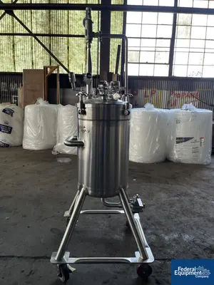 Used GS Stainless, Inc. 100 Liter GS Stainless Receiver Tank, S/S, 15# Stainless Steel Tanks Ohio US | Federal Equipment Company #126686