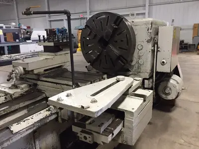 37"/50" X 210" MEUSER GEARED HEAD ENGINE LATHE