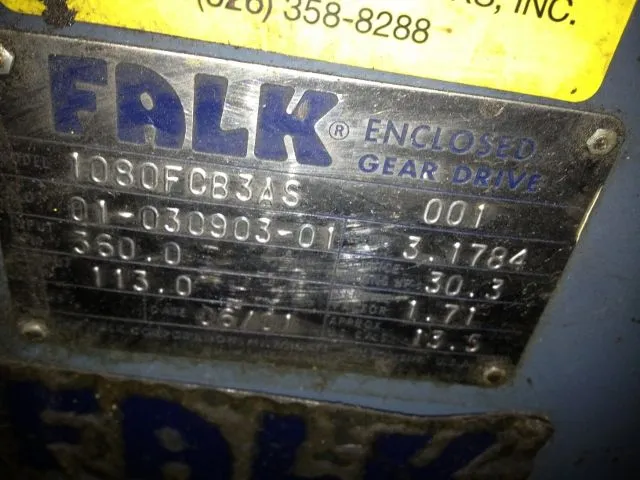 Used Falk 1080FCB3AS Gearboxes Minnesota US | Peak Machinery, Inc. #288933