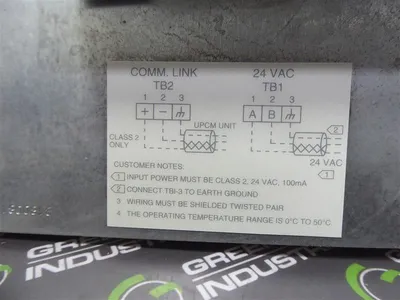 Trane 49500394 Universal PCM Human Interface Module Rev. 14 Used