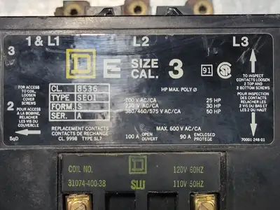 USED SQUARE D CL 8536