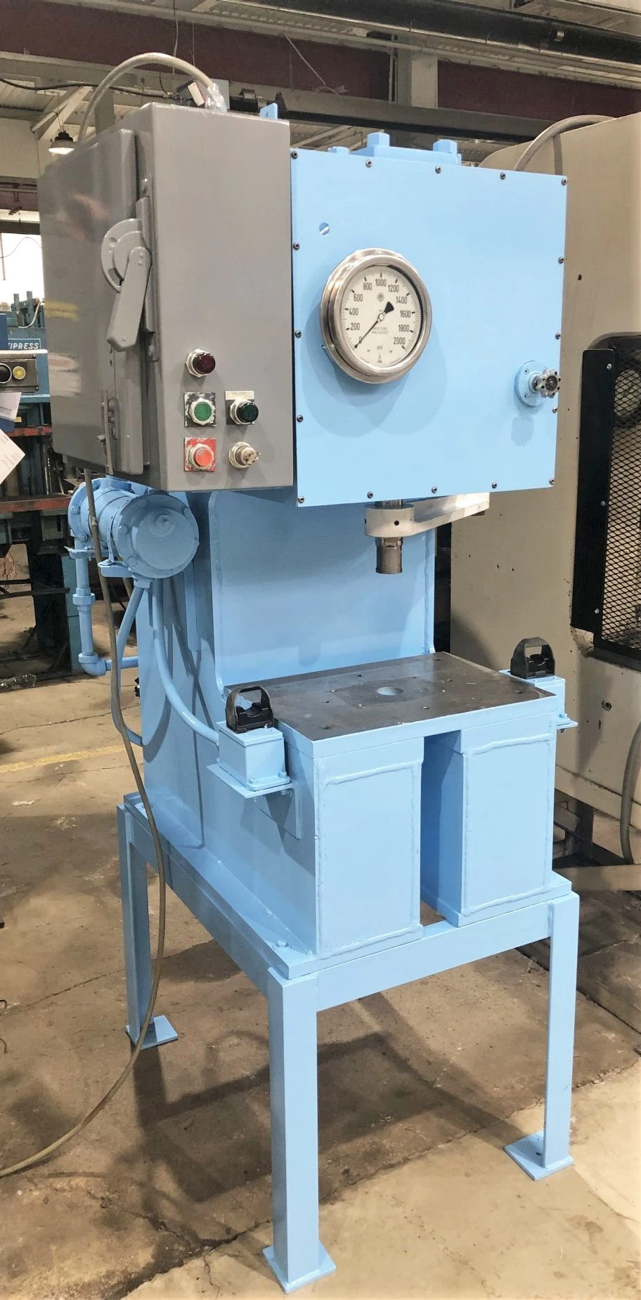 USED DENISON MULTIPRESS DENISON MULTIPRESS C-FRAME BENCH PRESS