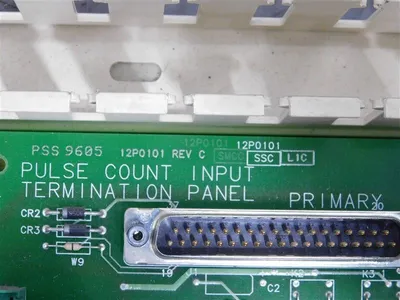 Fisher Rosemount CL6763X1-A1 Pulse Count Input Term Panel 12P0103X012 Rev.D Used