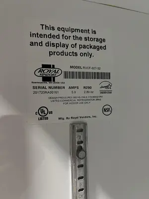 Used ROYAL COOLERS RVCF-027-32 Display Refrigerators Florida US | BAM Discount Restaurant Equipment #1393580
