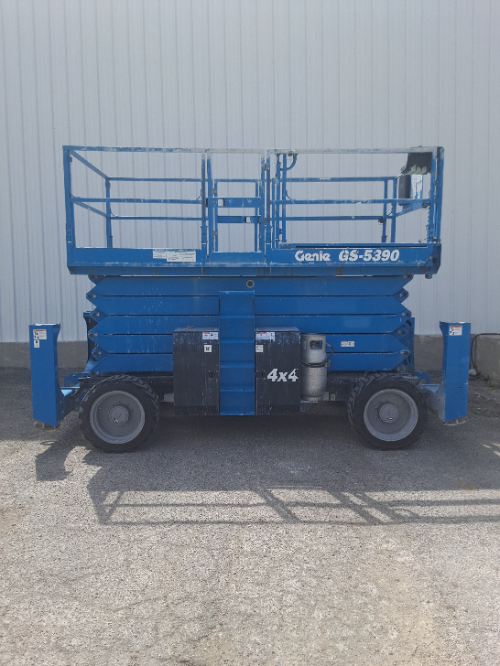 Used 2019 Genie GS-5390 RT Scissor Lifters Texas US | Stack Equipment #925031