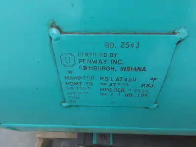 Palatek 25DF200 Rotary Screw Air Compressor 25Hp 230/460V 3Ph 200 Gallon 100CFM