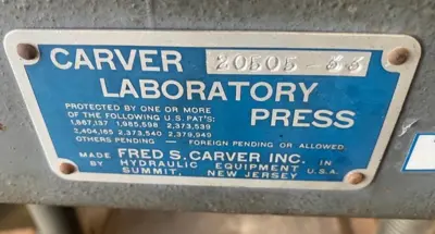Used Carver 7585656587557776678686968 Miscellaneous Laboratory Equipment California US | Amiron Machinery #1266094