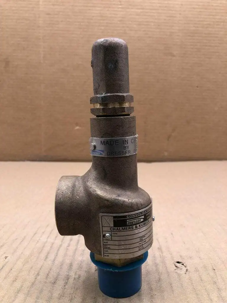 Dresser 2748E 1″ Water Pressure Safety Relief Valve , Brass/Bronze 165PSI 56GPM