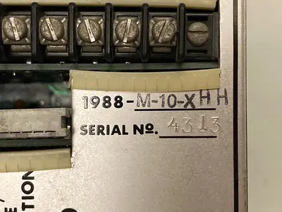 Used GEMCO 1988-M-10-X HH Miscellaneous Equipment (Electrical & Power) | Surplus Asset Holdings #1202743
